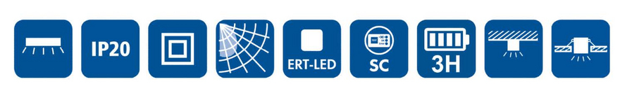 Авариен LED осветител K6
