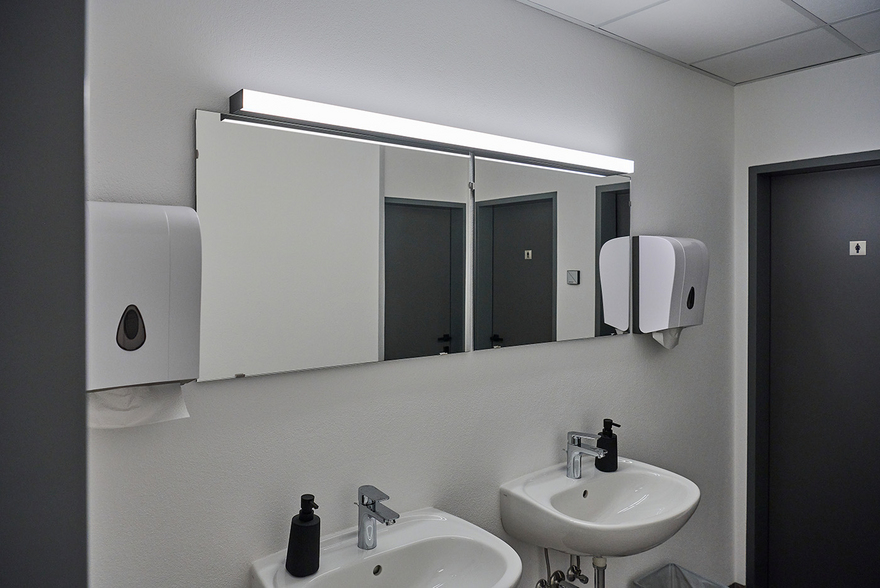 Lighting sanitary rooms